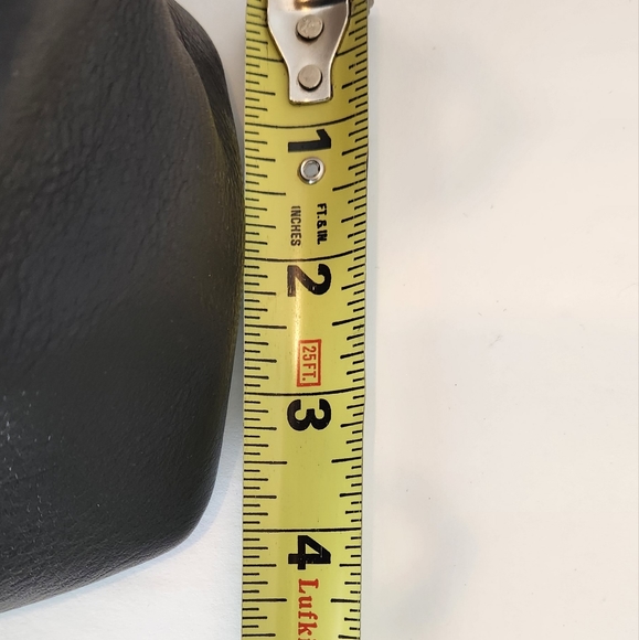 Leopard Haircalf and Black Leather Bag Tote with Shoulder Strap - Picture 7 of 12